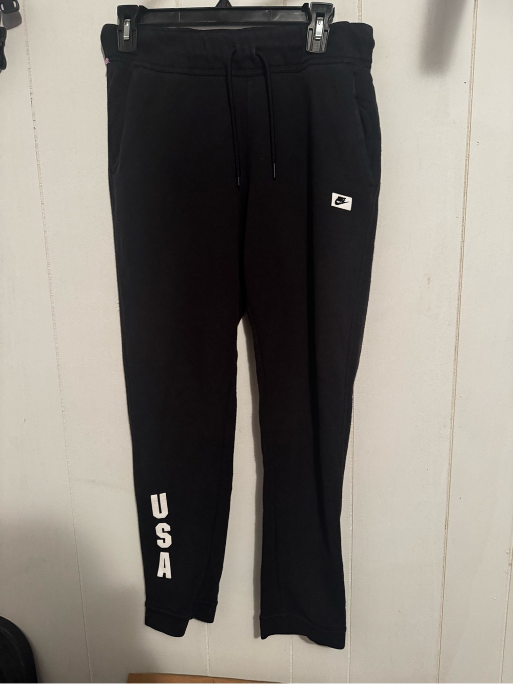 Nike Black 'USA' Men's Jogger Sweatpants
